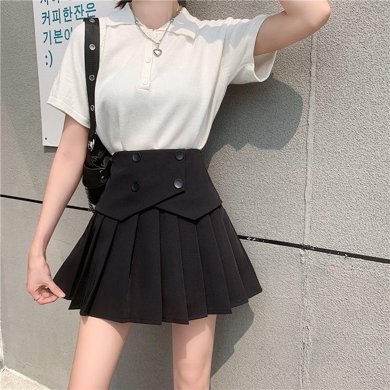 Womens High Waist Short Skirt With Embroidered Pattern For Summer Casual Wear
