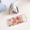 For Samsung Galaxy Z Flip 4 3 Case Vintage Flowers Painted Transparent Shockproof Hard Back Cover For Samsung Zflip4 Zflip3 Case