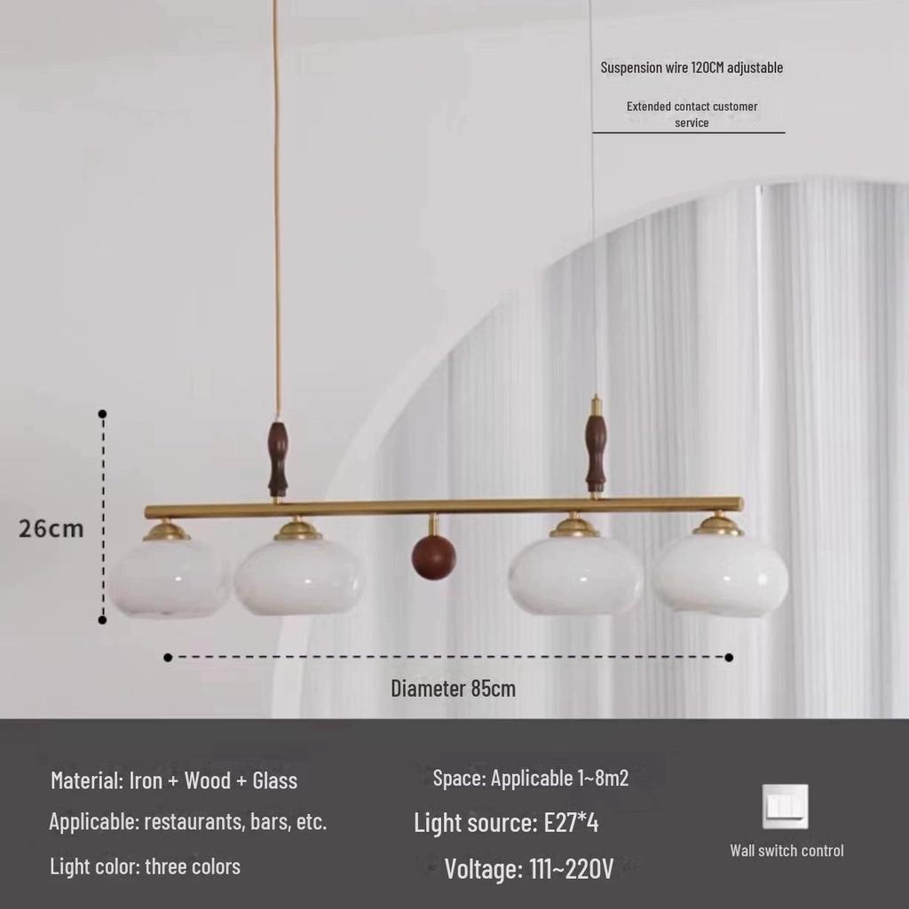 Medieval French Chandelier: Bauhaus-Inspired, Retro American Eye-Protective Lamp for Living Rooms, Bedrooms, and Studies