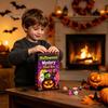 Halloween Pinch Music Toy Squeeze Advent Calendar, 24 Day Ghost Pumpkin Fidget Cute Figurines Toys Set, Collectible Figures Gift Box for Kids,