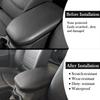 Car Armrest Center Console Covers For Toyota RAV4 Accessories 2026 2025 2024     , PU Leather Middle Console Lid Cover Pad Protector(Black Line)