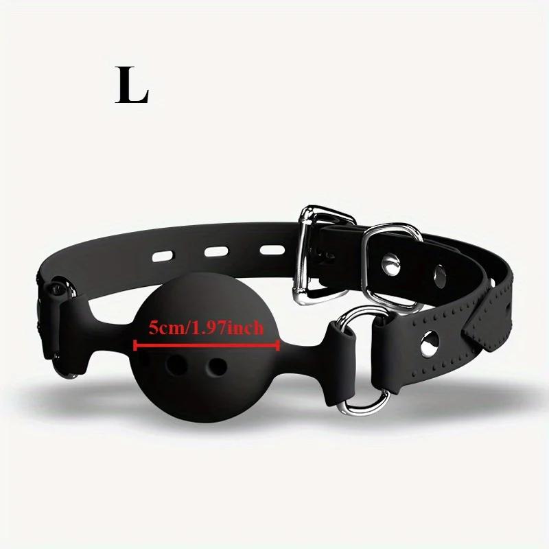 Silicone Open Mouth Gag Ball Bdsm Bondage Mouth Belt Slave Ball Erotic Sex Toys for Woman Couples Adult Game Accessories Toys