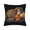 Baby Viral Monkey Punch Hugging Pillow Case Square Pillow Cover For Couch Sofa Bedroom Funny Cushion Cover