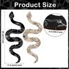 2pcs Wood Snake Wall Decoration Witchy Wall Hanging Snake Ornaments for Kitchen Bedroom Office Earthy Room Home