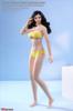 TBLeague Scale Seamless Female Bust Size Pale Includes Head and Authentic TBLeague White Skin 1/6 Ultra-Flexible Body, PHMB2022-S48, M, Skin, Bikini,
