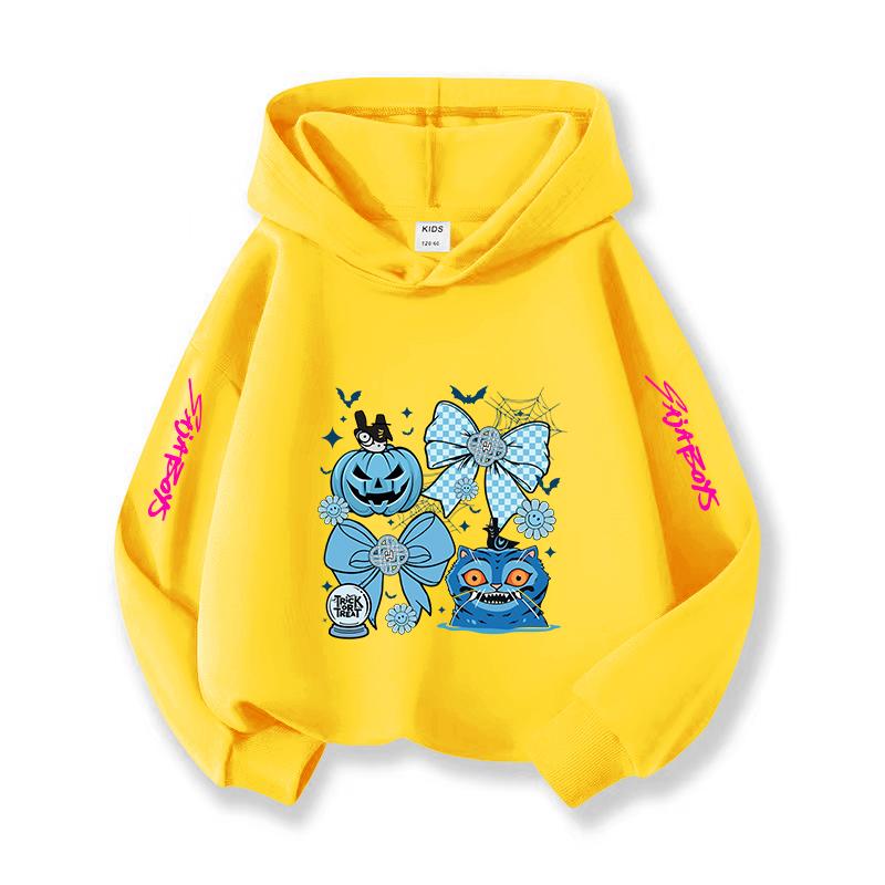 

2025 New K-POP Animated Children s Hoodie Fashion Cartoon Printed Girls Hoodie Sportswear Casual Style Top 110