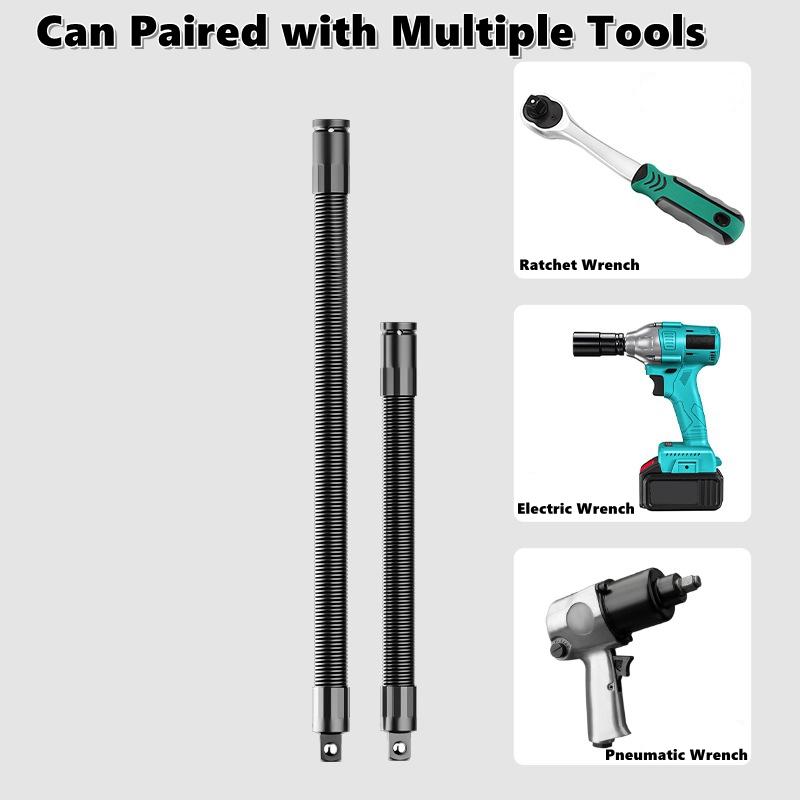 Flexible Extension Bar Flexible Socket Extension Bars 1/2 Inch Driver Flexible Socket Extension Bar Wrench Extension Rod