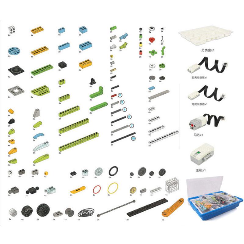 WeDo 2.0 Educational Functions DIY Parts Compatible 45300 WeDo 2.0 Core Set Building Blocks DIY Toys Christmas