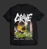 Kollektion GRAVE Band Into The Grave Baumwolle Alle Größen T-Shirt Für Männer AG545 Unisex T-Shirt