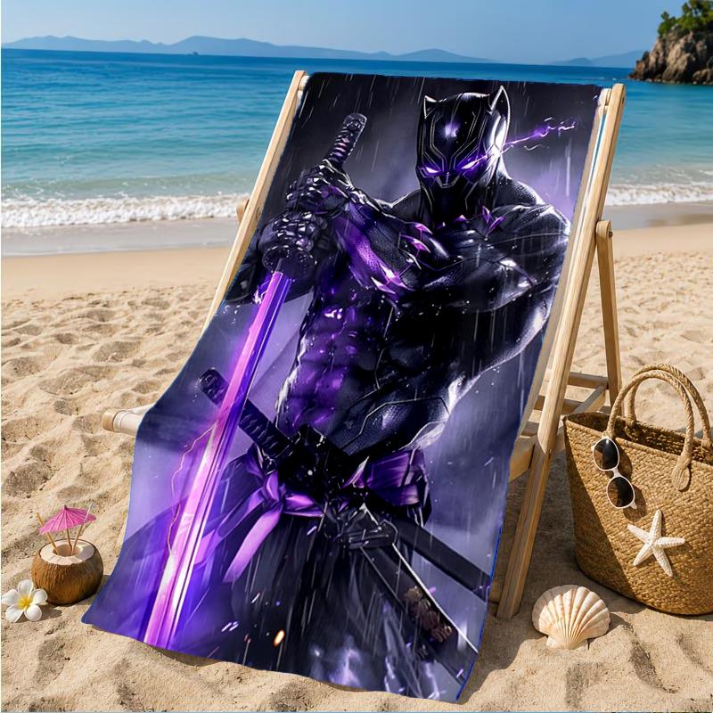 Panther In Action Beach Towel, Super Soft Microfiber, Perfect Gift for Her/Him, Birthday, for Pool, Beach, Travel, Decor Beach Party
