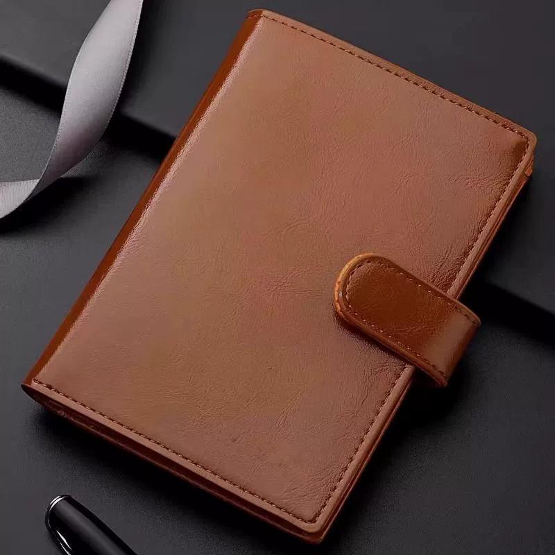 Stylish Travel Leather Passport Bag Multi-Card Card Holder Portable Multi-Function Men's Wallet