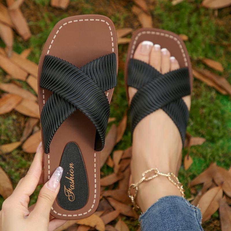 Fashion 2025 New Fashionable Women's Breathable and Sweat Absorbing Indoor Home Shoes Light