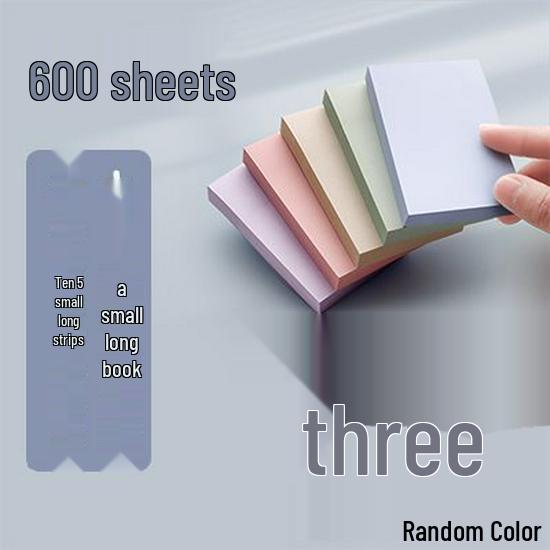 Morandi Colored Sticky Notes: Strong Adhesion, Pure Color, Large Size Student Memo Strips