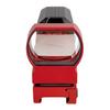 ChaosAirsoft Open-Type Dot Sight, 4 Reticle Types X 2 Colors, 5 Brightness Levels, Compatible with 20mm Rails (Red)