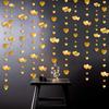 1 Stück 4M Hochzeit Rotes Herz Girlande, Liebes-Girlande Glitzerpapier Fahne Jahrestag Geburtstage Partys Zuhause Hängende Dekoration