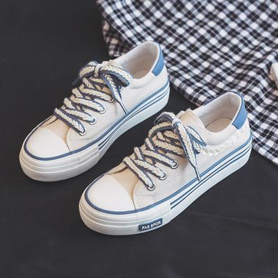Women's Canvas Shoes INS Platform Shoes Women's Versatile Spring Niche Casual Sneakers