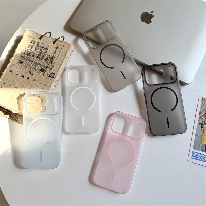 Ultra Thin Matte Transparent Wireless Charging Magnetic ForMagsafe Case ForiPhone 17 Air 16 15 14 Plus 13 12 Pro Max PC Cover