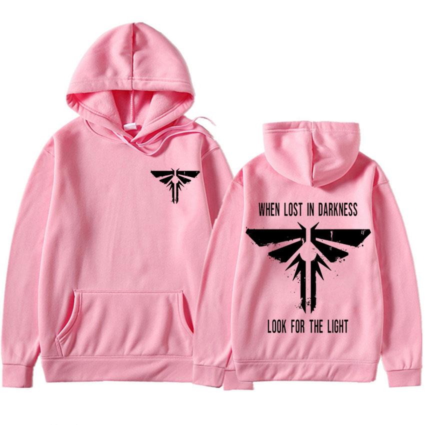 The Last of Us Bluzy Harajuku Hipster Gdy Zgubisz się w Ciemności Szukaj Światła Bluza z Piorunem Męskie Damskie Bluzy