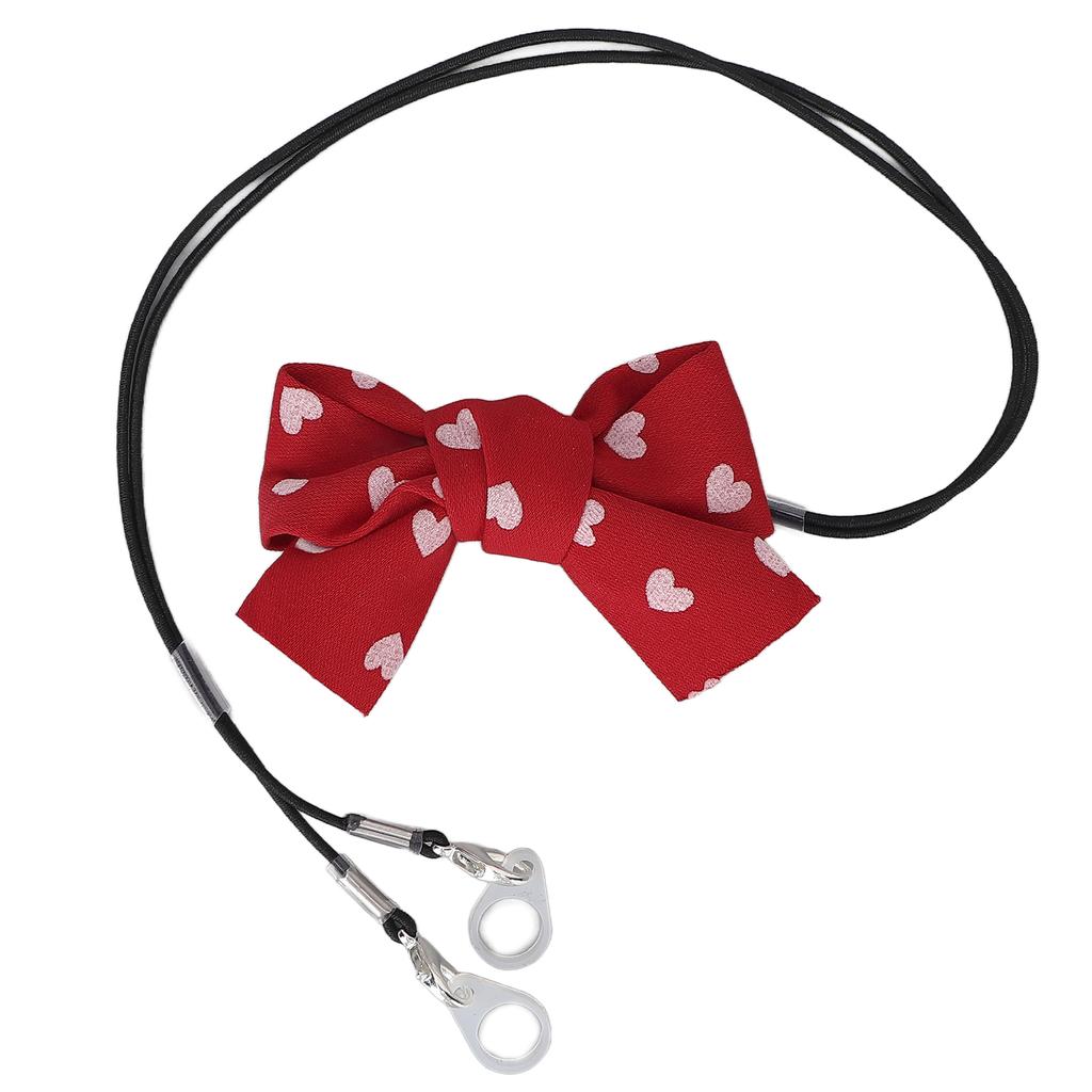 Portable Hearing Aid Clip Cute Bowknot Shape Loss Prevention Lanyard for Adults Senior