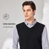 Men's Faux Two-Piece Shirt Collar Knitted Sweater
