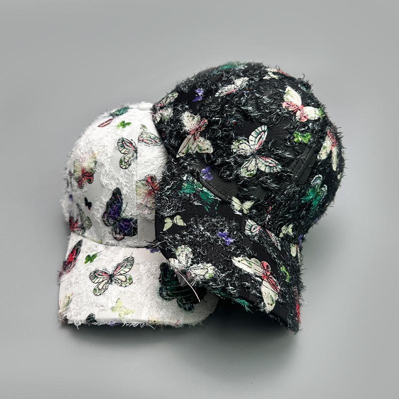 Antiquities China Chic Butterfly Baseball Hats New Women Casual Sunshade Elegant Breathable Versatile Fashion Outdoor Peaked Cap