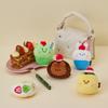 LINE FRIENDS MININI Dessert Cafe Sallini Pudding Plush Keychain