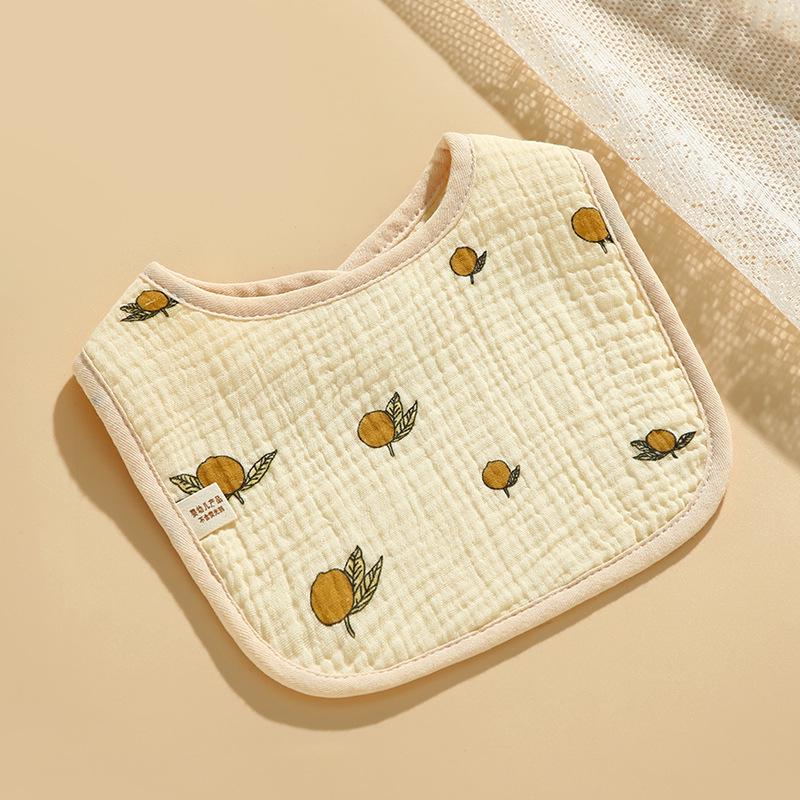 Baby Cotton Bib & Scarf Set - Infant Triangle Design
