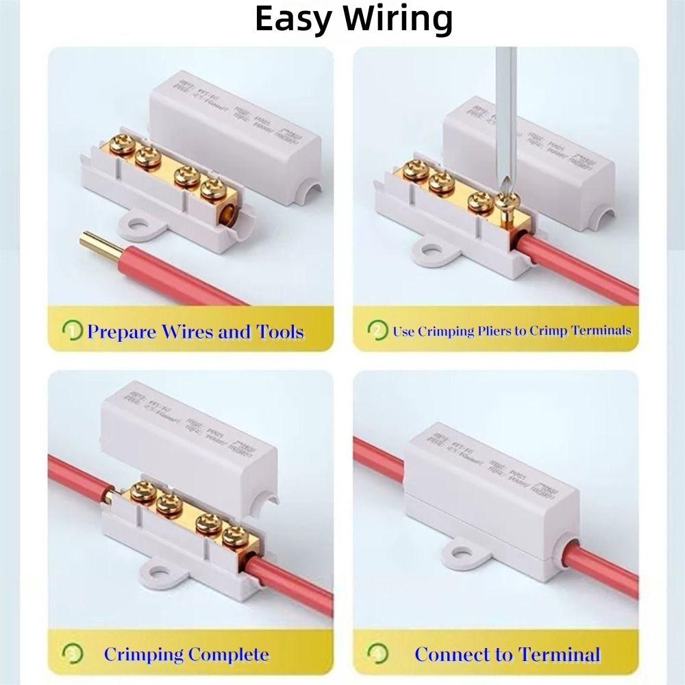 Large Current Quick Terminal Block High Power Wire Connector Terminal Blocks  Electrical