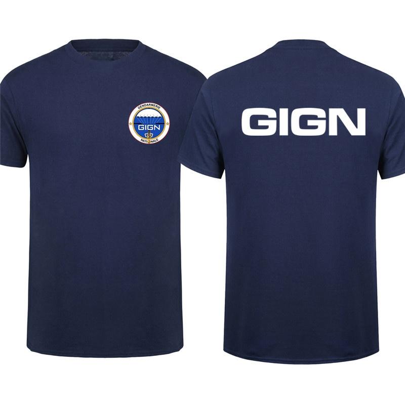 Short Casual Cotton ShirtsFrench Gendarmerie T Shirt Short Sleeve Gendarmerie PSIG Tshirt Man Sweatabsorbent Tshirt Tops Tees