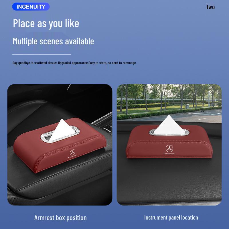 2025 Hanging Tissue Box for Mercedes-Benz GLC300L and GLC260L Center Console
