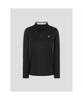 BEANPOLE GOLF [B_Under] Women'S Texture Mix Collar Long Sleeve T-Shirt Black
