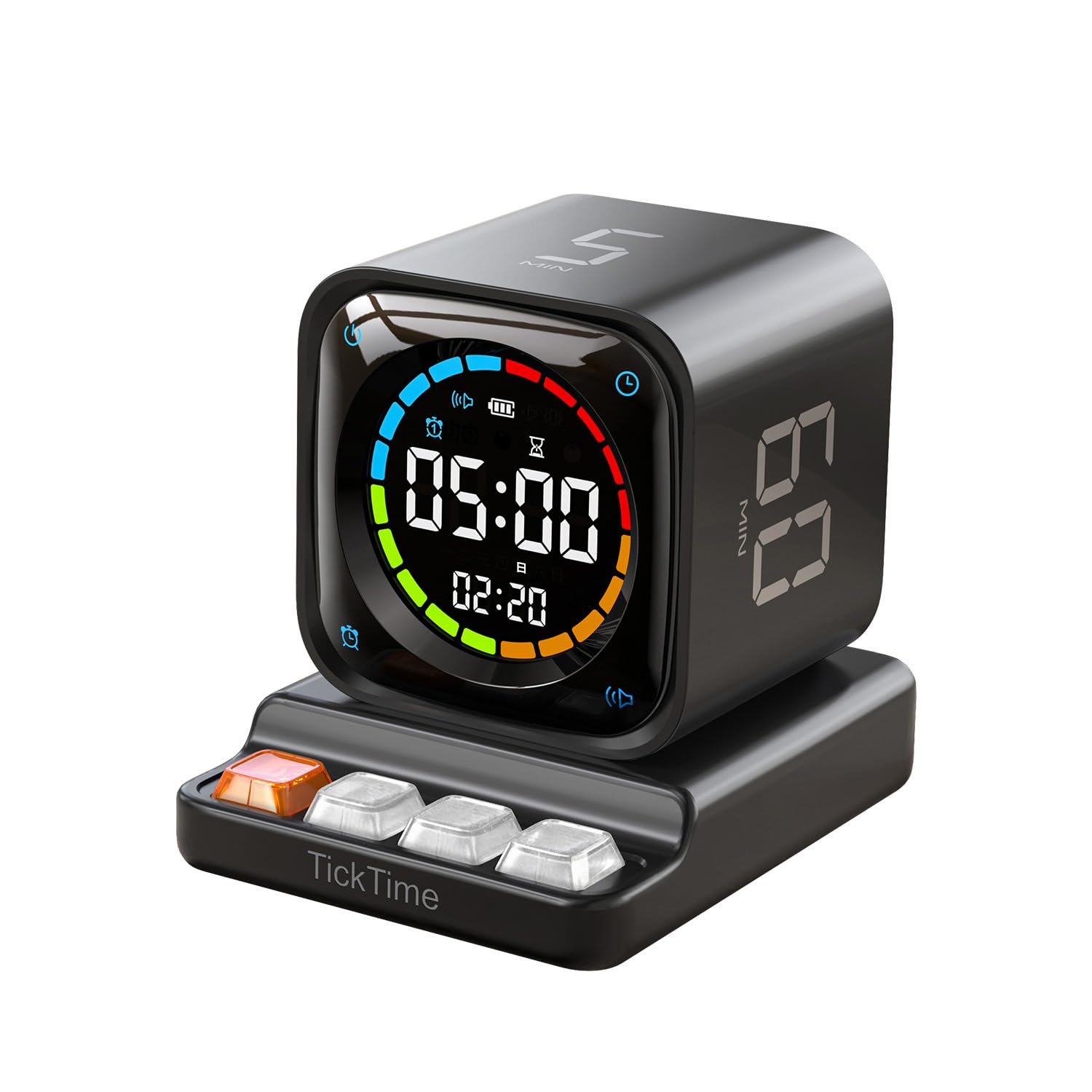 TickTimeMulti-functional Clock function + alarm added