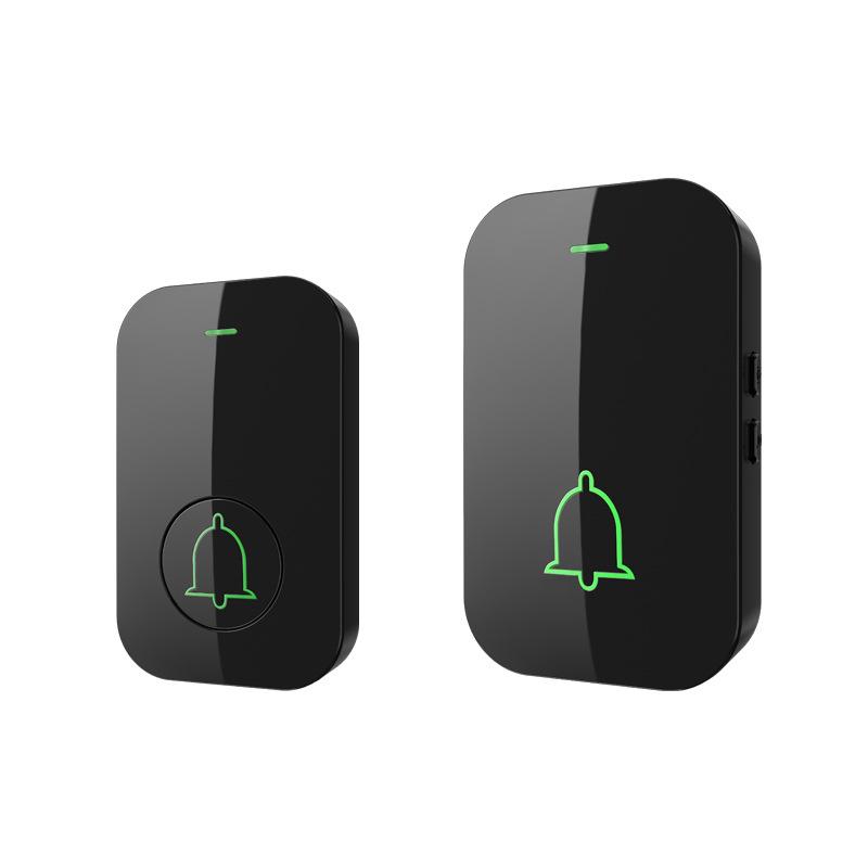 Ultra-Long Range Wireless Doorbell with Remote, High Volume, Ding Dong Chime, Elderly Call Button, No Plug-in, One-to-Two