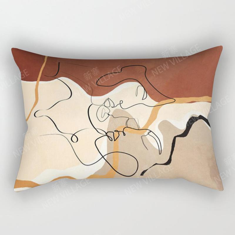 Nordic fall home decor 30*50 throw pillow cover sofa modern abstract geometric boho living room Cushion cover 50x70 30x50 40x60