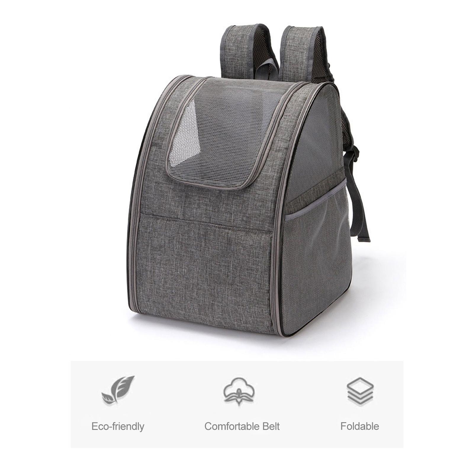 Cat carrier with inner padding for cats and small dogs, travel, camping, hiking