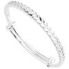 Nickel Silver Plated Wheat Ear Tassel Bracelet for Women - Smooth, Adjustable Niche Design