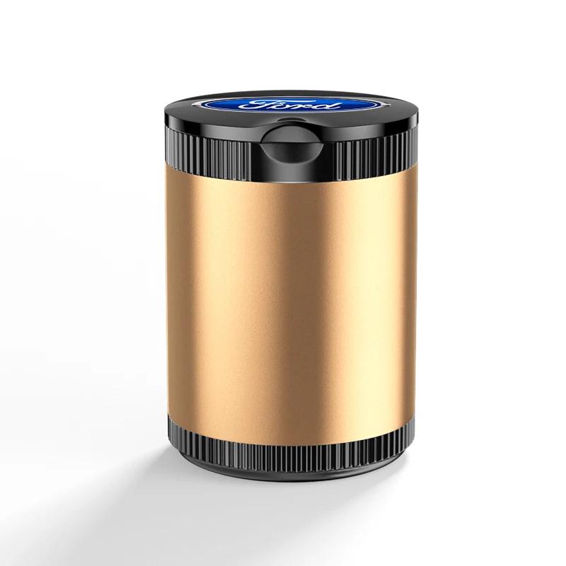 1PCS Portable LED Car Ashtray Multi-functional Ashtray For Ford Focus 3 2015-2018 Kuga 2016-2019 Escape C-MAX Ecosport 2018-2019