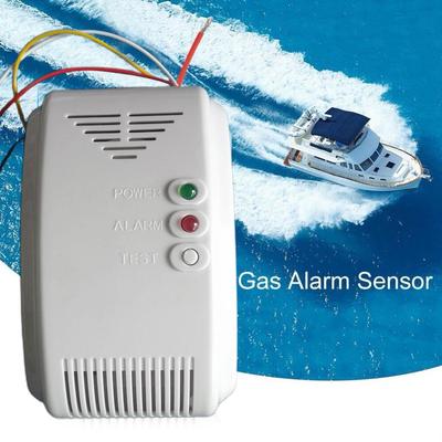 Senzor propánu butánu 12V Plynový senzor Alarm LPG Zemný plyn Obytný automobil Karavan Morský LED blikajúci alarm Zvukový