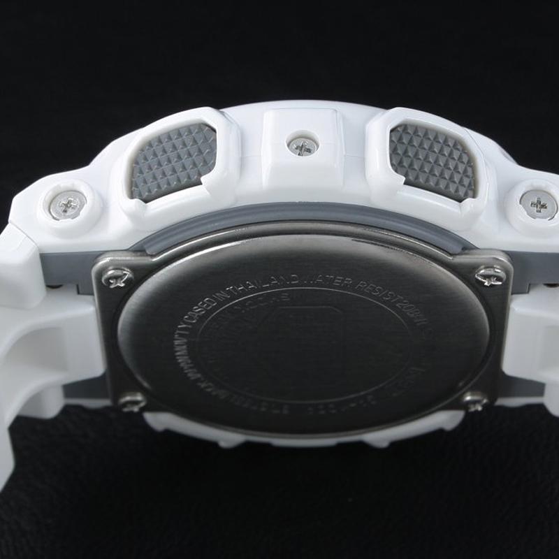 Casio Erkek Likit Kristal/Analog Çift Ekran Serisi Gri Saat GA-100A-7A GA-100A-7A