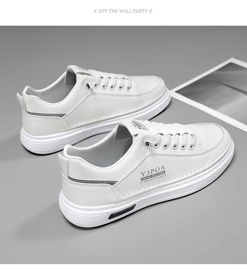 

Весна 2024 года, новые маленькие белые туфли, корейская версия модной молодежной повседневной мужской обуви, модная универсальная повседневная модная мужская обувь, обувь для досок 44