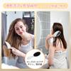 Binoa Ion Care Hairbrush with Soft Brush and Scalp Prevents Split Smooths and Can be Used Wet or Smooths Unisex Scalp Brush with Silver Luxurious