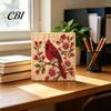 Relaxing Indoor Hobbies for Adults Bird Faux Pearl Painting Kit, Flower And Art DIY Easy Projects Home Decor Owl Red Craft Set Adults, Wall