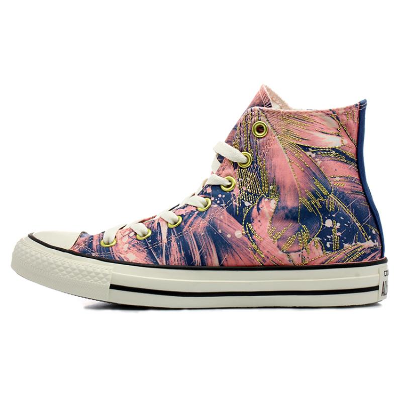 

Converse Chuck Taylor All Star Oil Tie-Dye High Top Espadrilles Women s Rose 36.5