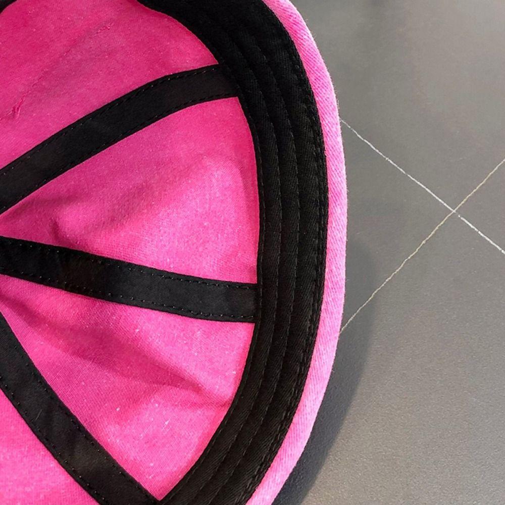 Sweet Cat Ears Brimless Hat Adjustable Basin Hat Foldable Solid Color Beanie Hat  Unisex
