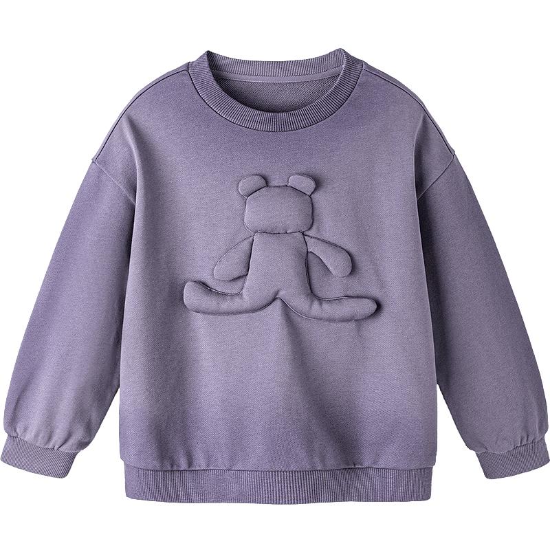 Minibala Kids Gradient Tie-Dye Cotton Sweatshirt 130