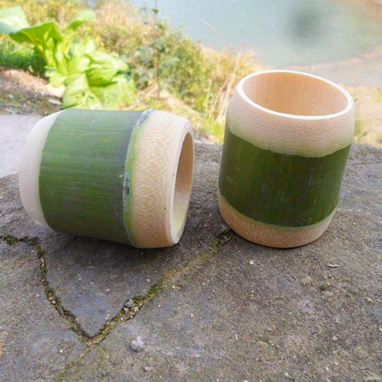 Handmade Bamboo Tea Set: Teapot & 3 Tea Cups