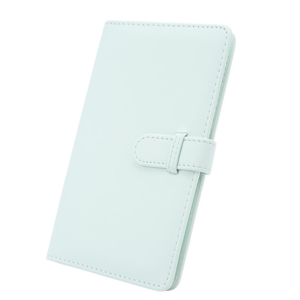 3 Inch 108 Pockets Photo Album PU Leather Mini Photo Album for Movie Tickets Business Cards