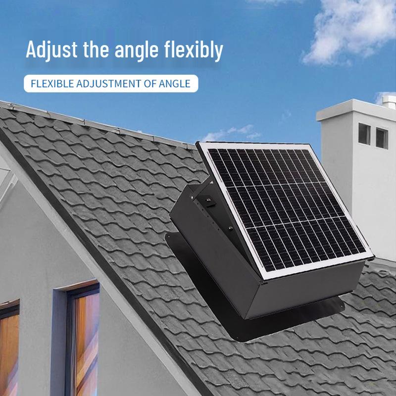 Solar-Aluminium-Dachbodenlüfter - Leiser Kühl- und Entfeuchtungs-Dachentlüfter