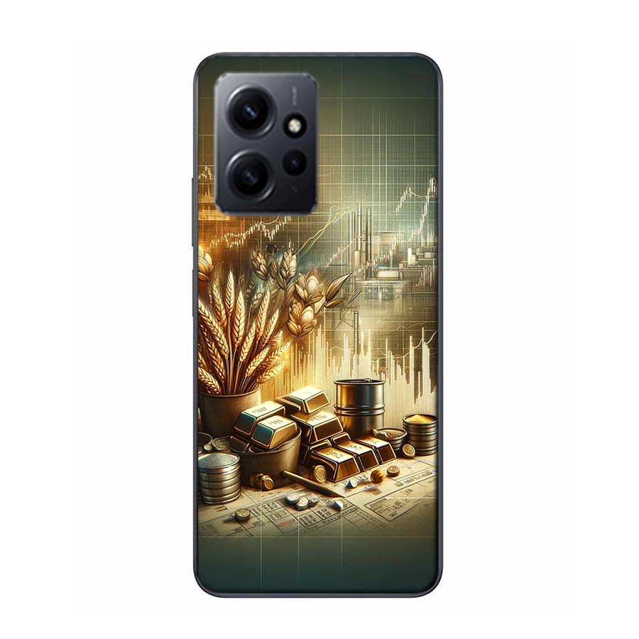 Trading Gold Contracts for Difference Phone Case For Redmi 12 13C 12C 15C 9 10 10C Note 13 Pro Plus 14 15 Pro 9T 9C 9A TPU Soft