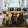 Labrador Dog Duvet Set 3D Digital Printing Bedding Set Three-Piece Bedroom Decoration